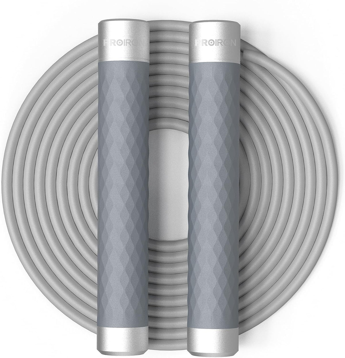 PROIRON Jump Rope Double Weighted Skipping Rope(1LB)360° Swivel Ball Bearings Tangle-Free Double Fat Burning with Aluminum Handle Heavy Jump Rope for Endurance Weight Lose Crossfit MMA Cardio & Workouts