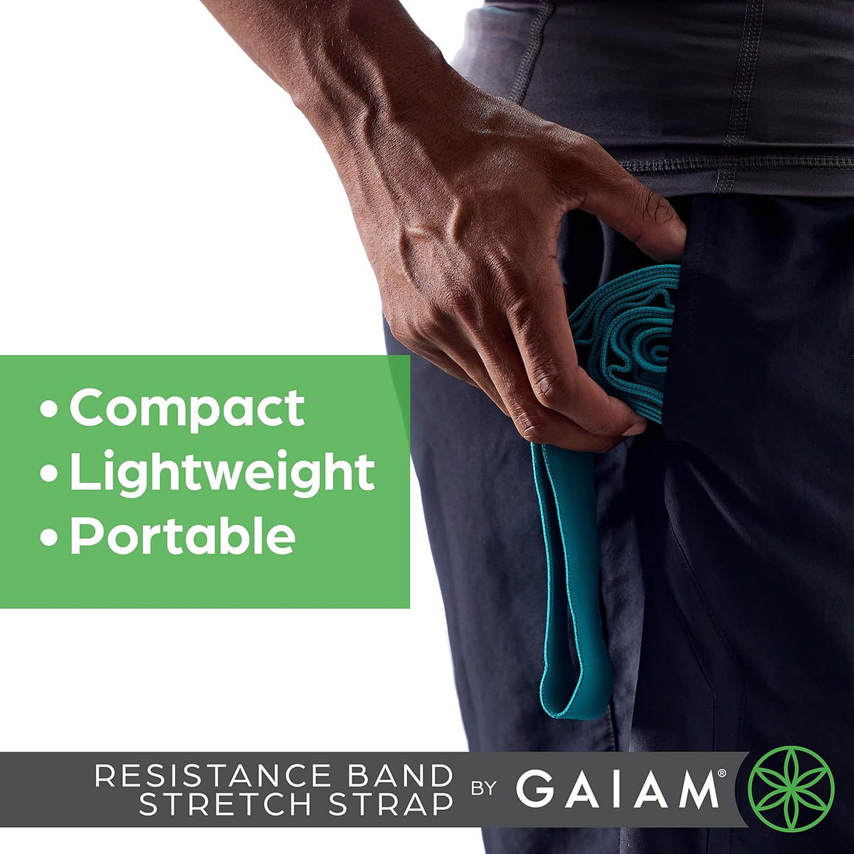 Gaiam Restore Resistance Band Stretching