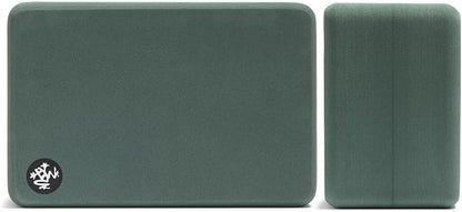 Manduka Foam Yoga Block - Recycled EVA Foam Block with Ergonomic Support, Yoga Equipment, Home Gym Accessory, & Pilates Tool, Lightweight for Travel, High Density, Comfortable Edges