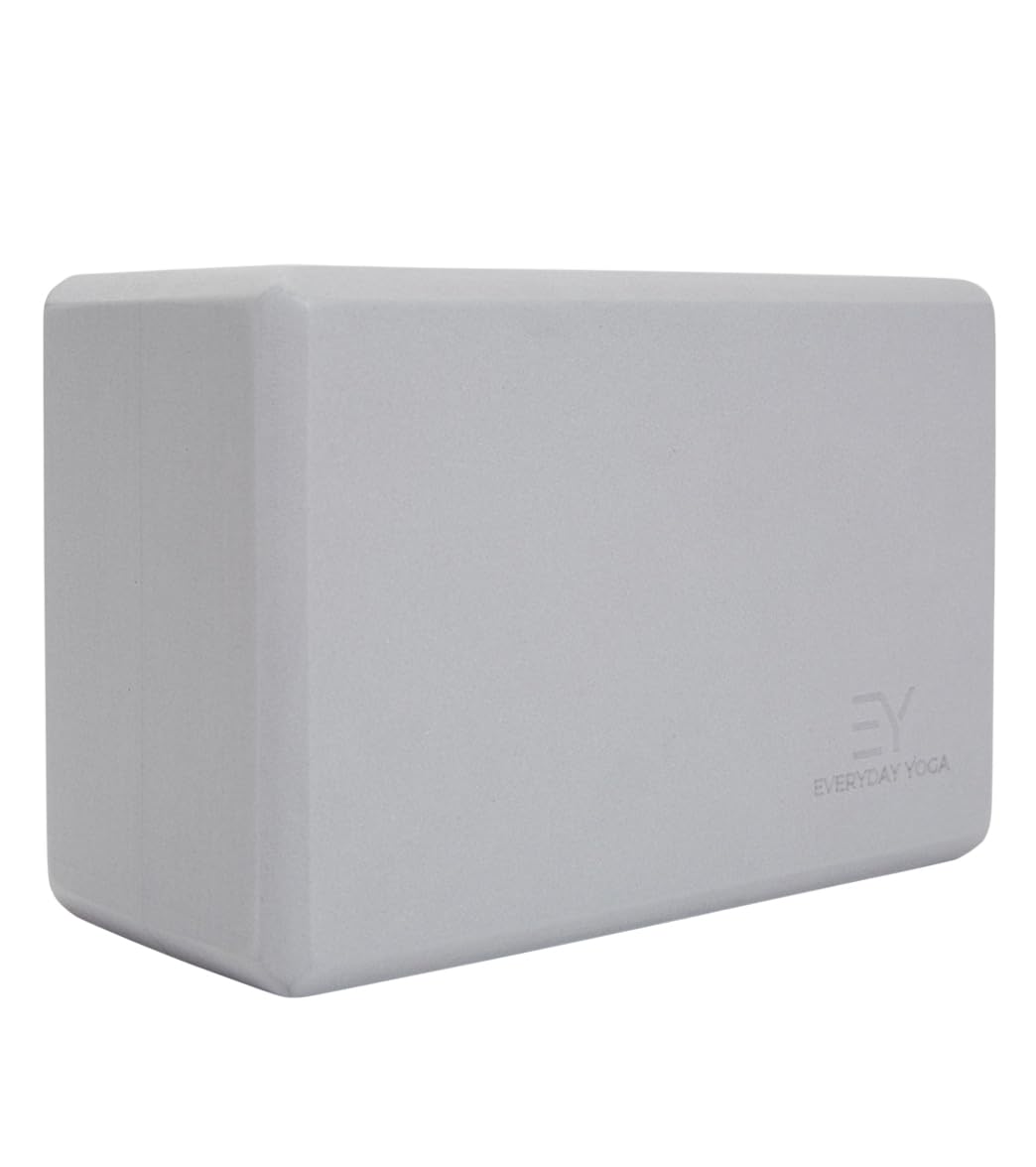 Everyday Yoga Premium Foam Block, 3in/4in/5in Thick, Multi Colors, 1 Block