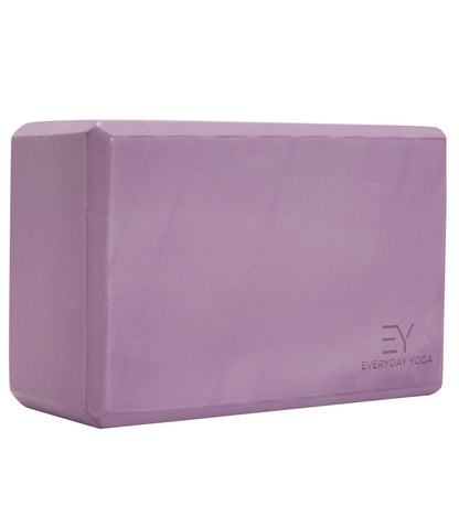 Everyday Yoga Premium Foam Block, 3in/4in/5in Thick, Multi Colors, 1 Block