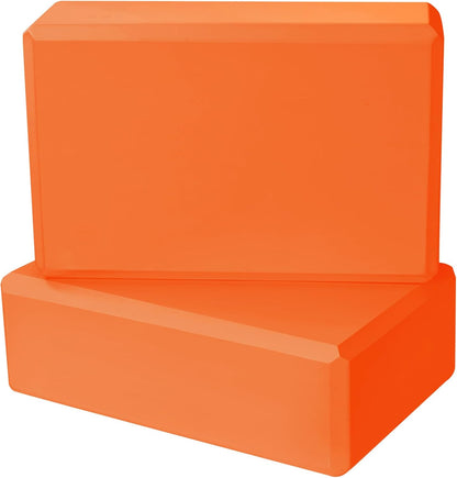 9"x6"x3" Yoga Block, 2 Pcs Soft Non-Slip Foam Blocks Supportive