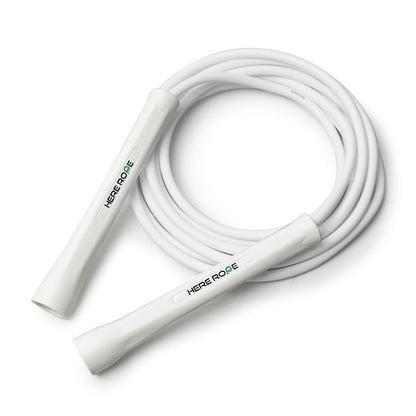 Hererope 6MM PVC Jump Rope for Men & Women Fitness, Speed, Tricks, Cardio Training, Boxing Jump Rope with Unbreakable Handles and Non-Kinking Skipping Rope, Adjustable Jumprope for Indoor Outdoor