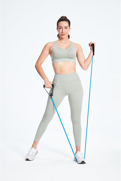 Resistance Bands with Handles and Door Anchor for Home Workouts