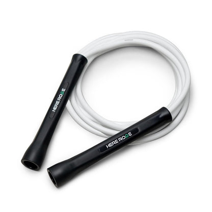 Hererope 6MM PVC Jump Rope for Men & Women Fitness, Speed, Tricks, Cardio Training, Boxing Jump Rope with Unbreakable Handles and Non-Kinking Skipping Rope, Adjustable Jumprope for Indoor Outdoor