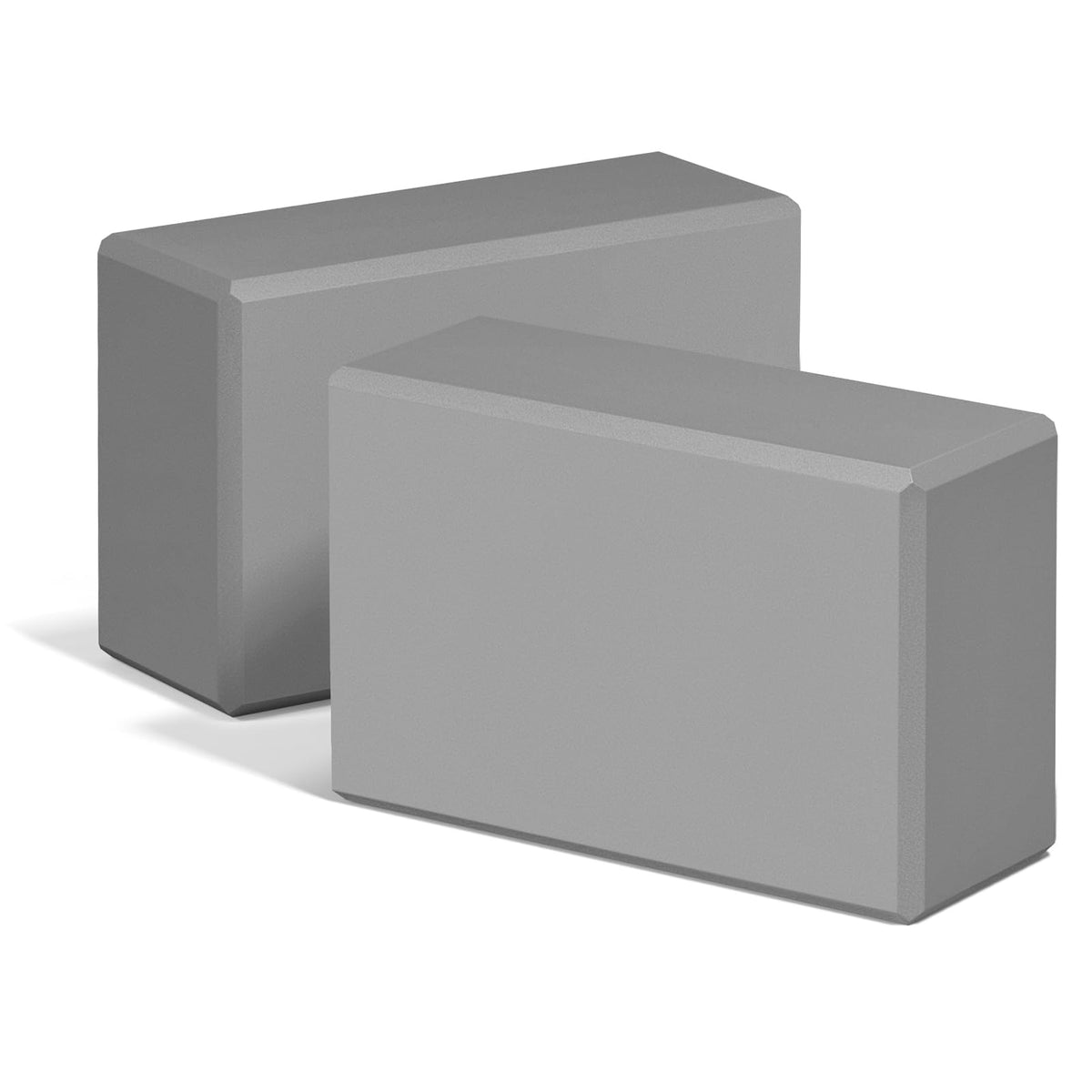 Yoga Blocks 2 Pack, 9"x6"x3" High-Density EVA Foam Yoga Block, Non-Slip Yoga Blocks for Yoga, Pilates Meditation, Stretching and Toning, Supportive, Latex-Free