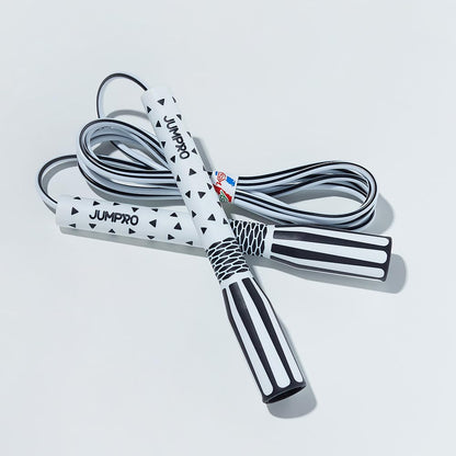 Skipping Jump Rope for Fitness Workout - Light Weight, Adjustable, Tangle Free, Excellent line control for Cardio Boxing, CrossFit, Training Exercise All Ages and Gender ( Special Luxury, KA-220, Made in Korea)