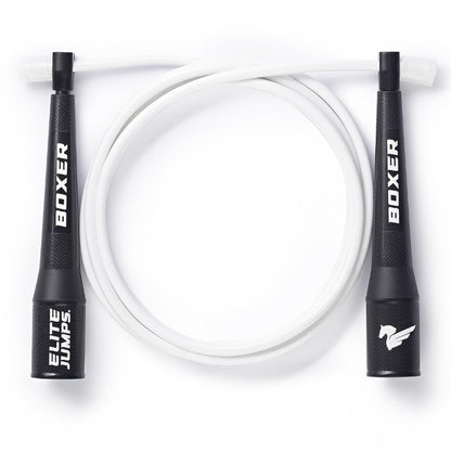 EliteSRS 10 Foot Outdoor Rated 5Mm Pvc, Boxer Jump Rope 3.0 with Smooth Action Polymer Handles and Ergonomic Slip-Resistant Dimpled Grips