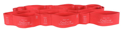 CanDo Multi-Grip 6 Foot Exercise Resistance Band with Hand/Foot Loops for Total Body Workouts, Training, Rehab, Stretching and Therapy