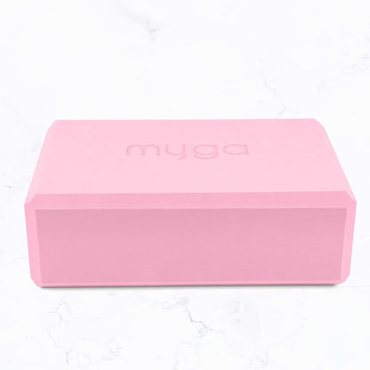 MYGA Yoga Block,Lightweight EVA Foam Yoga Brick,High Density Non-Slip Block for Yoga Poses, Pilates, Balance and Flexibility