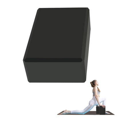 Yoga Block - Unsupported Latex Eva foam - Soft non slip surface with bevel for yoga, pilates, meditation - Yoga accessories for stability, balance and deep stretching