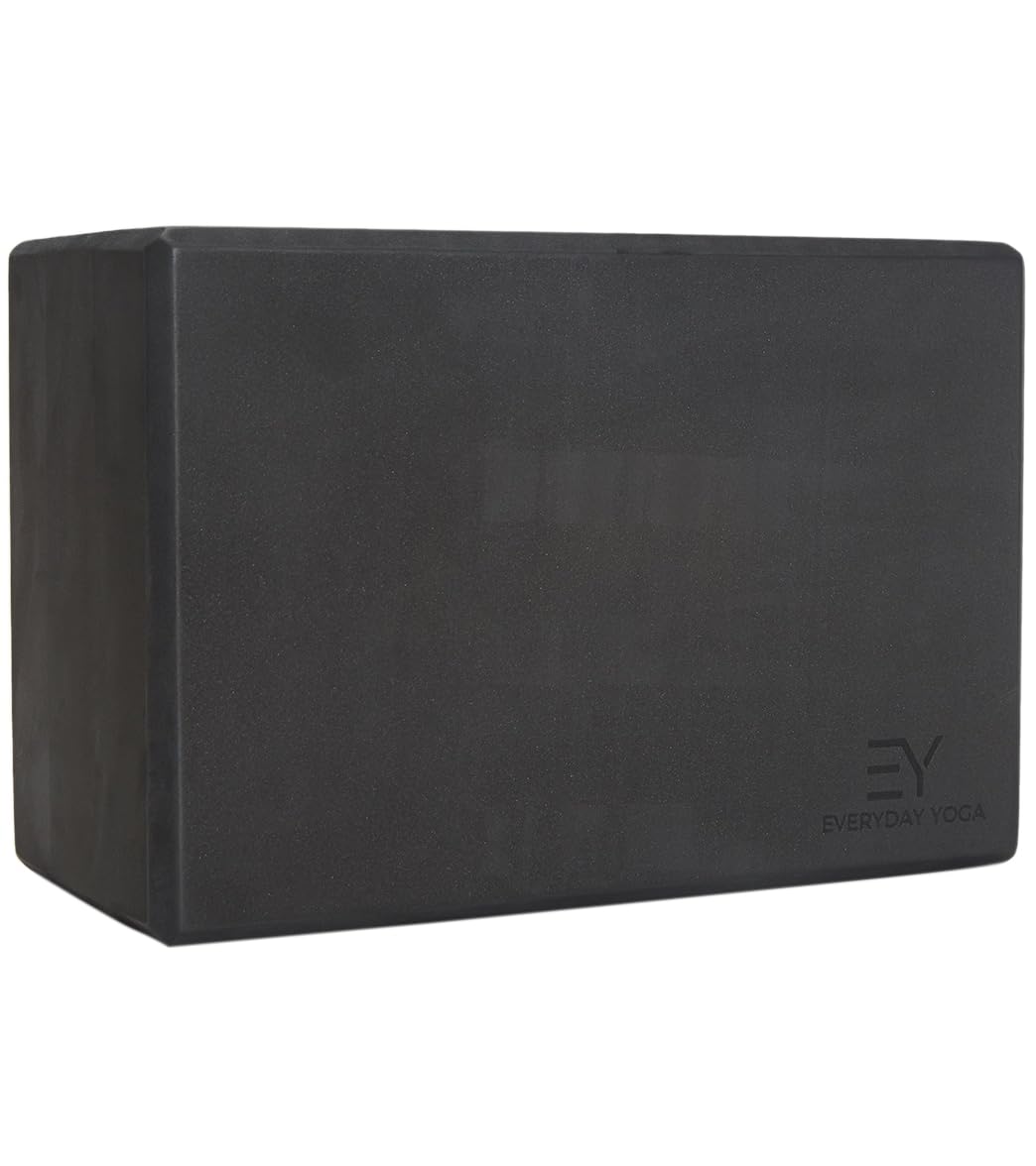 Everyday Yoga Premium Foam Block, 3in/4in/5in Thick, Multi Colors, 1 Block