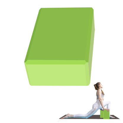 Yoga Block - Unsupported Latex Eva foam - Soft non slip surface with bevel for yoga, pilates, meditation - Yoga accessories for stability, balance and deep stretching
