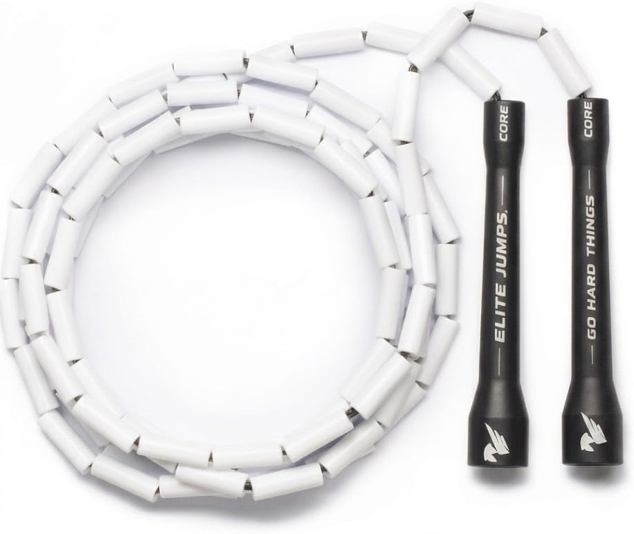 Elite Jumps 1-inch Beaded Jump Rope, Adjustable Shatterproof