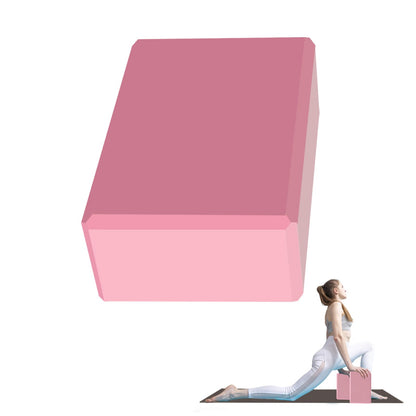 Yoga Block - Unsupported Latex Eva foam - Soft non slip surface with bevel for yoga, pilates, meditation - Yoga accessories for stability, balance and deep stretching