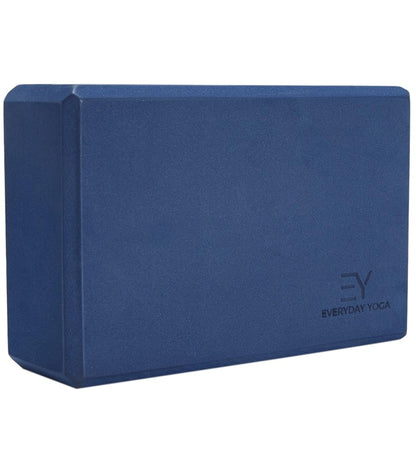 Everyday Yoga Premium Foam Block, 3in/4in/5in Thick, Multi Colors, 1 Block