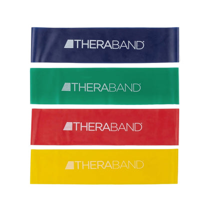 THERABAND Resistance Band Loop Set, 12", Exercise, Workout, Therapy