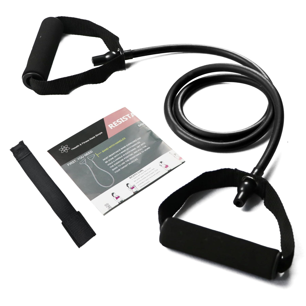 Resistance Bands with Handles, Exercise Bands with Handles, Door Anchor