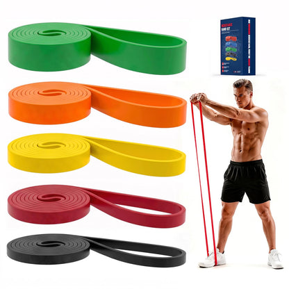 Pull Up Bands, Resistance Bands Set, Exercise Workout Bands for Men & Women, Ideal for Body Stretching, Physical Therapy and Muscle Training