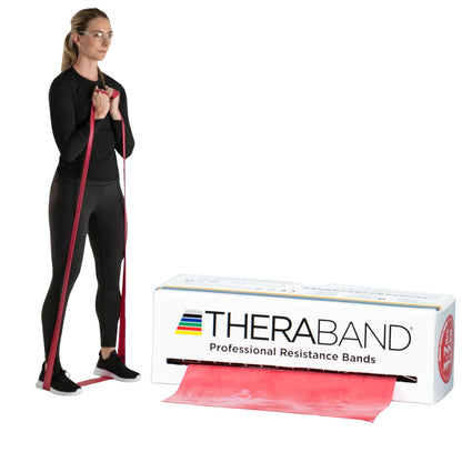 THERABAND Resistance Bands, Exercise Band, Physical Therapy, Rubber, Yellow