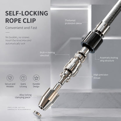 2-in-1 Speed Rope: 2mm for Boxing/MMA & 3mm for CrossFit - Tool-Free Adjustable Cable System with Dual Bearings - Sweatproof Hybrid Grip for High-Intensity Training