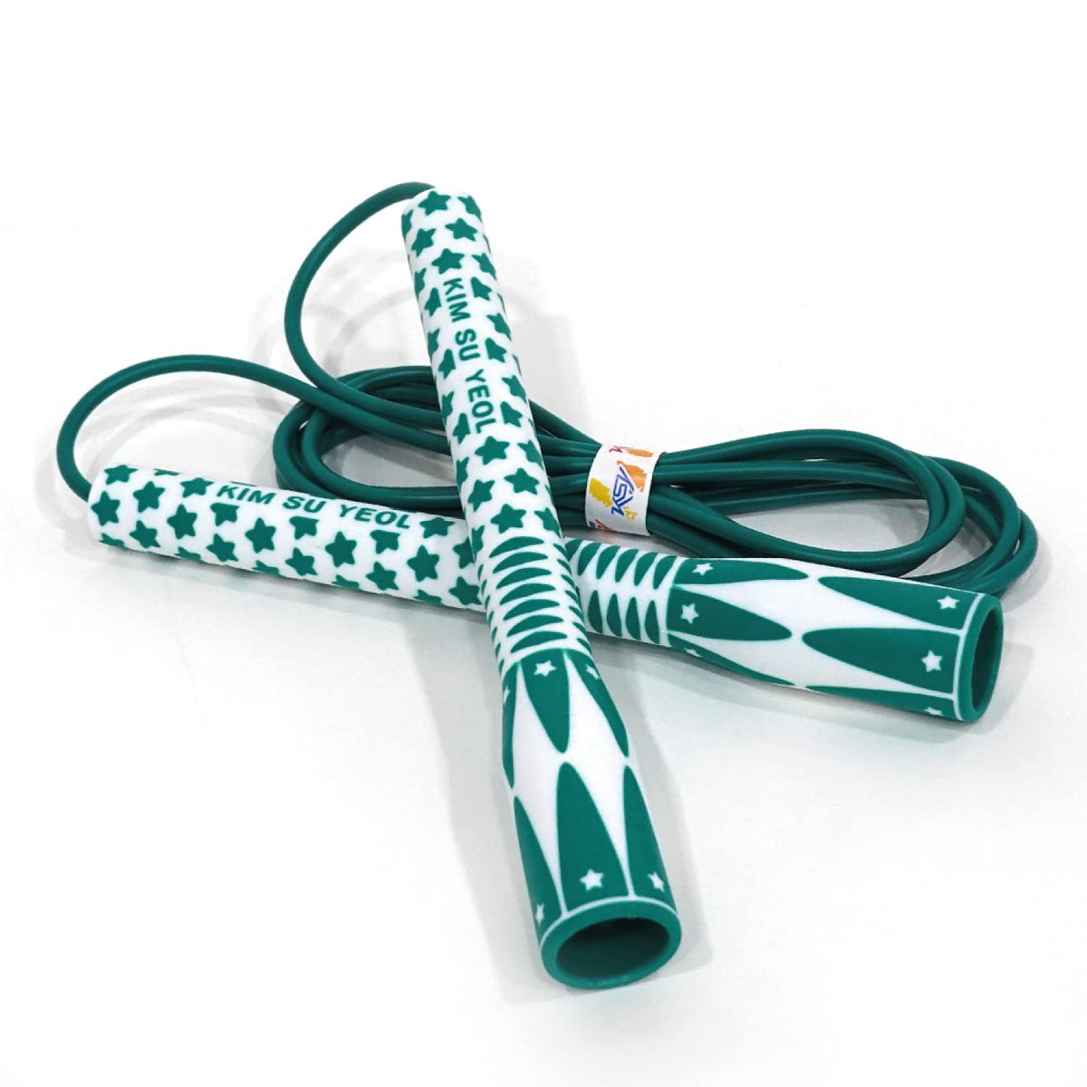 Skipping Jump Rope for Fitness Workout - Light Weight, Adjustable, Tangle Free, Excellent line control for Cardio Boxing, CrossFit, Training Exercise All Ages and Gender ( Special Luxury, KA-220, Made in Korea)