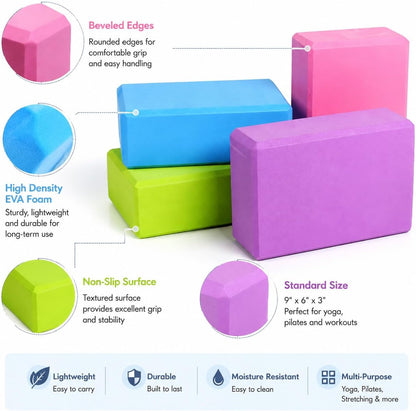 High Density EVA Foam Bricks Yoga Foam Exercise Blocks