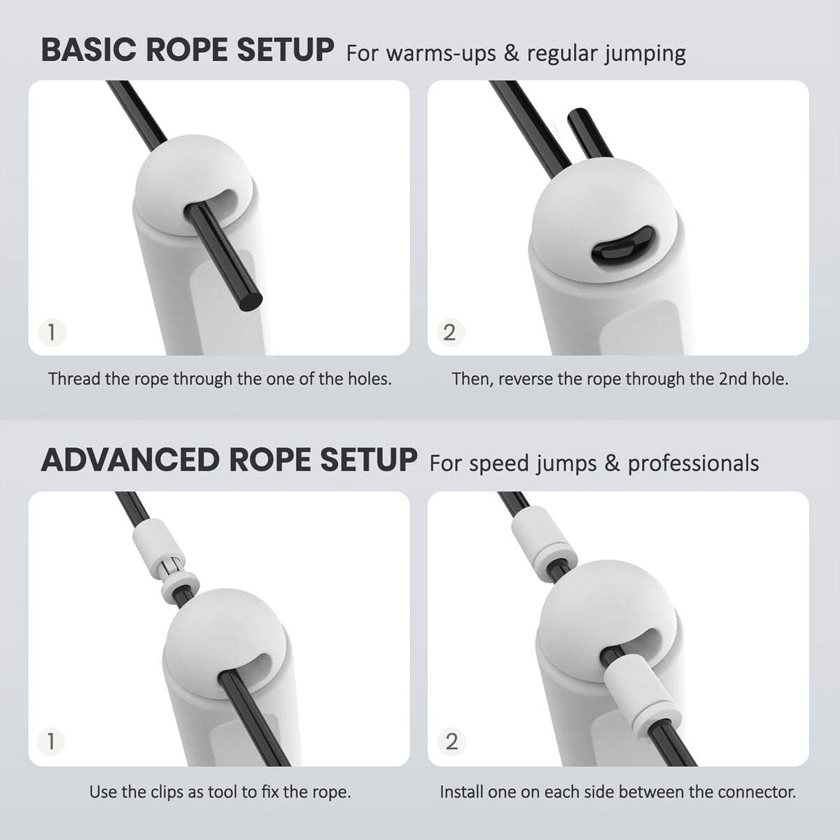 multifun Smart Digital Jump Rope with Counter - Weighted Speed Skipping Rope for Fitness, CrossFit & Double Unders - 1/3 CoG Balance, Anti-Slip Handles for Men Women(2026 New Evolution for 3-Sec Fast Swap)