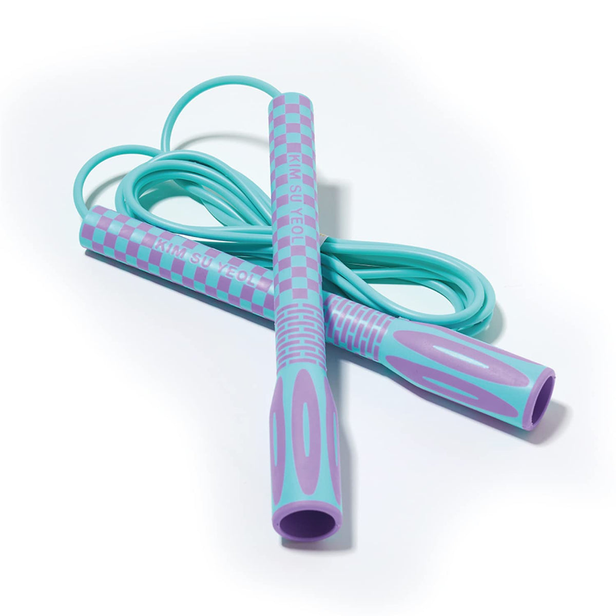 Skipping Jump Rope for Fitness Workout - Light Weight, Adjustable, Tangle Free, Excellent line control for Cardio Boxing, CrossFit, Training Exercise All Ages and Gender ( Special Luxury, KA-220, Made in Korea)