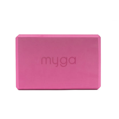 MYGA Yoga Block,Lightweight EVA Foam Yoga Brick,High Density Non-Slip Block for Yoga Poses, Pilates, Balance and Flexibility