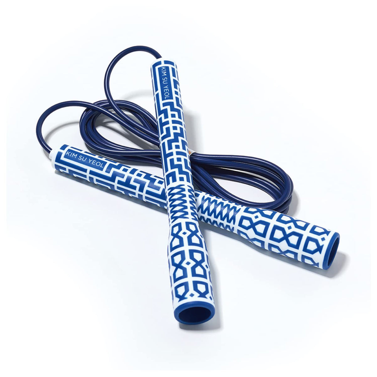Skipping Jump Rope for Fitness Workout - Light Weight, Adjustable, Tangle Free, Excellent line control for Cardio Boxing, CrossFit, Training Exercise All Ages and Gender ( Special Luxury, KA-220, Made in Korea)