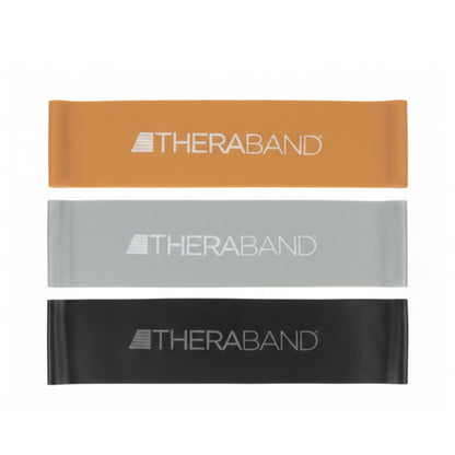 THERABAND Resistance Band Loop Set, 12", Exercise, Workout, Therapy