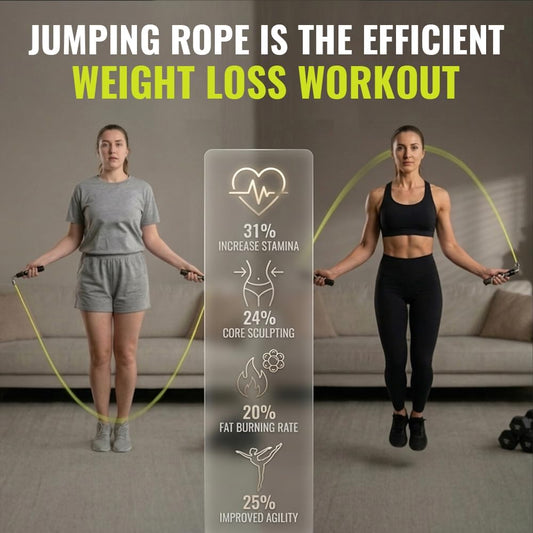 Weighted Jump Rope for Men & Women, 1/4lb 1/2lb Interchangeable Weighted Rope, Ball Bearing Adjustable Length, Tangle Free Storage Golf-Grade Grip, Skipping Rope for Weight Loss