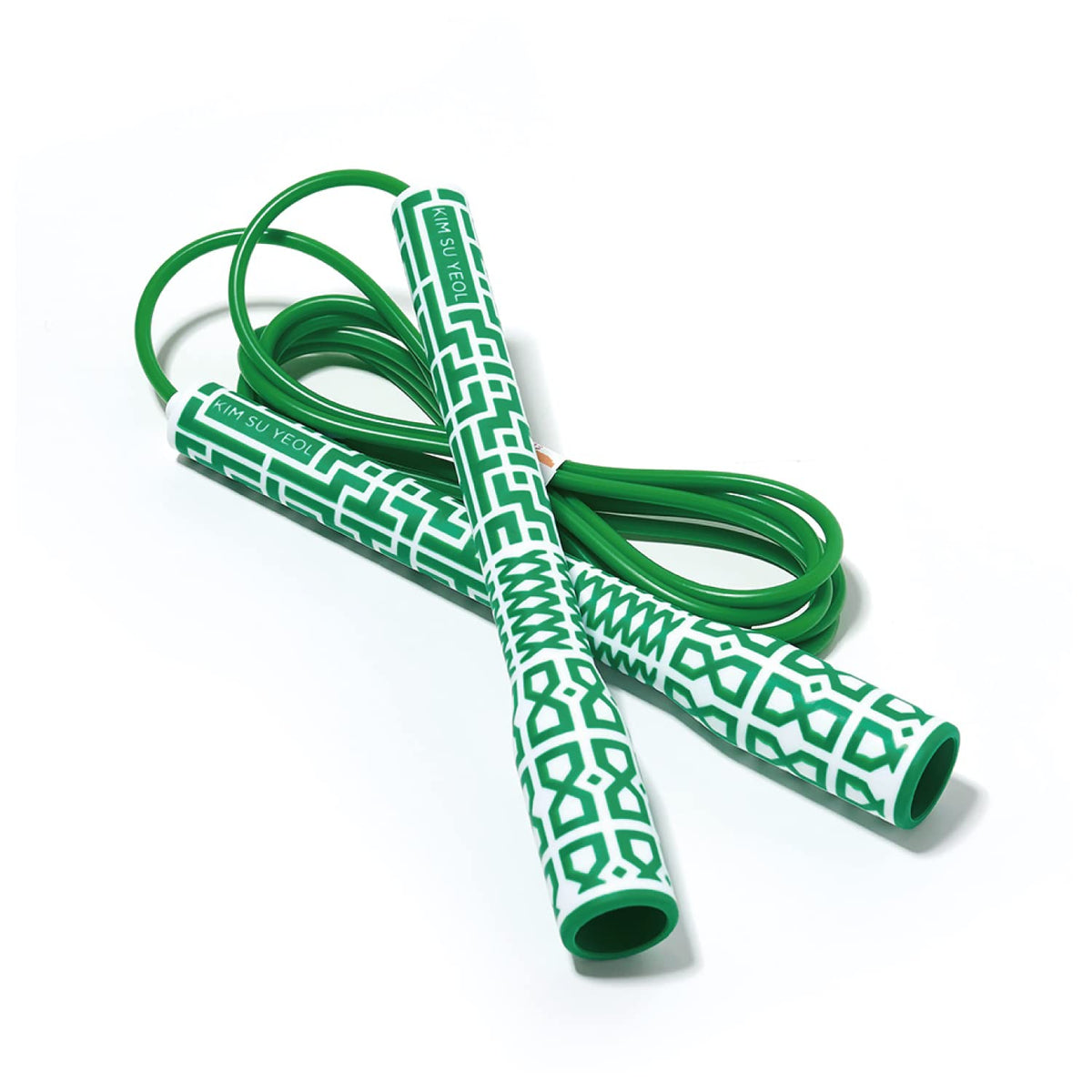 Skipping Jump Rope for Fitness Workout - Light Weight, Adjustable, Tangle Free, Excellent line control for Cardio Boxing, CrossFit, Training Exercise All Ages and Gender ( Special Luxury, KA-220, Made in Korea)