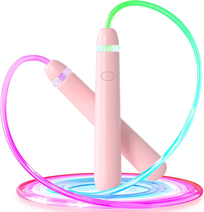 LED Light Up Jump Rope for Kids – Glow, Rechargeable, Exercise