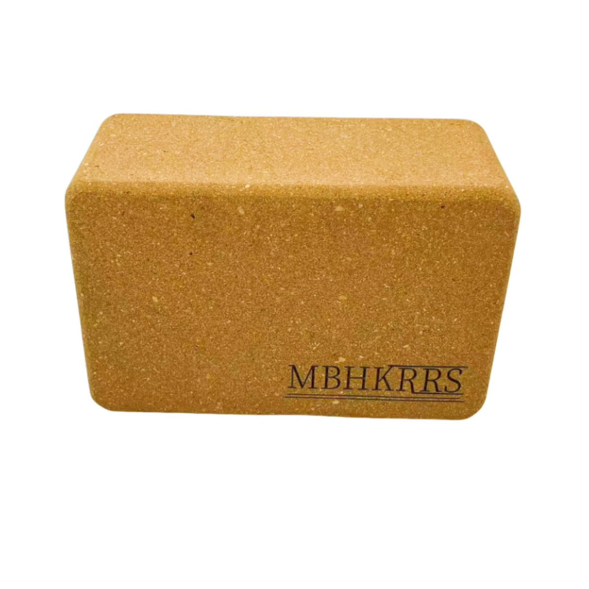 Yoga Block - Fine-Grain Cork Block, Yoga Equipment, Home Gym Accessory, Pilates Tool, Lightweight for Travel, Extra Firm Workout Accessory with Comfortable Edges