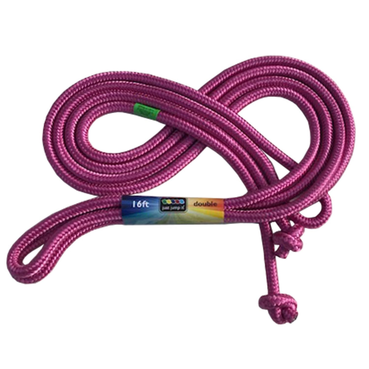 Just Jump It 16' Foot Single Jump Rope for Kids Women and Men - Active Outdoor Youth Fitness Excersing Equipment - Double Dutch Length Gym Accessories