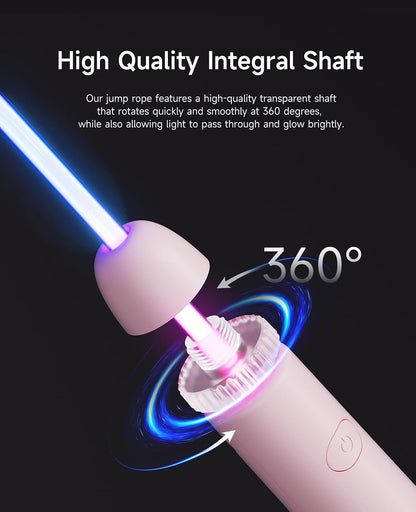 LED Light Up Jump Rope for Kids – Glow, Rechargeable, Exercise