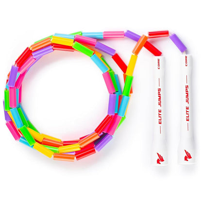 Elite Jumps Beaded Kids Jump Rope, Adjustable