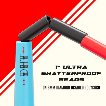 Elite Jumps Edge Beaded Adjustable Jump Rope, Do Hard Things