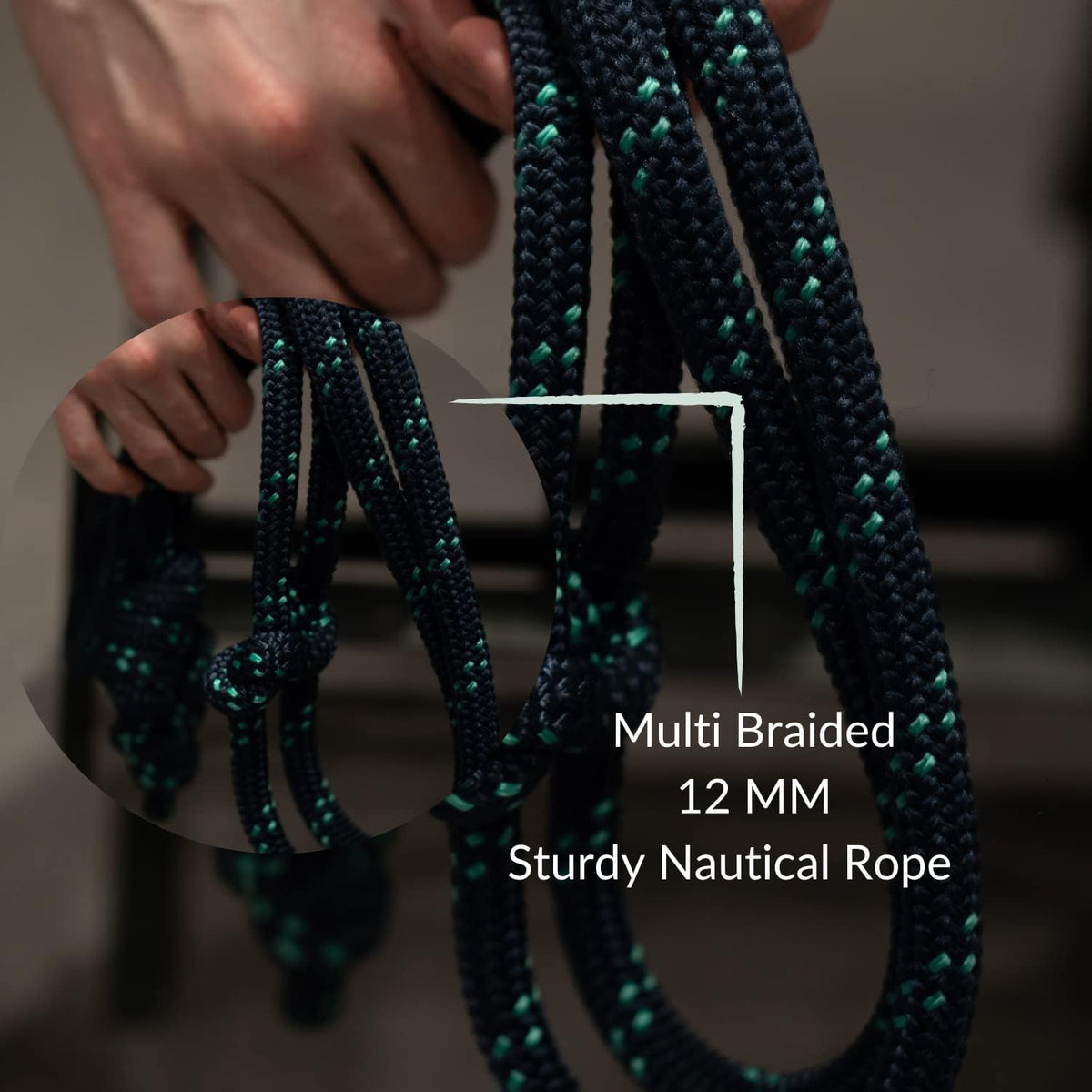 Flow Rope Exercise Jump Rope – 500g (1.10lb) Weighted Flow Jump Rope for Cardio, Boxing, HIIT & Upper Body Fitness – Adjustable Double Woven Workout Rope for Men, Women, Beginners – Indoor & Outdoor Use