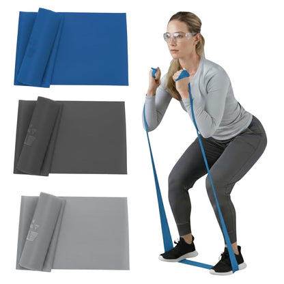 THERABAND Resistance Bands Set, Elastic Bands for Exercise & Physical Therapy, Strength Training for Upper & Lower Body Fitness