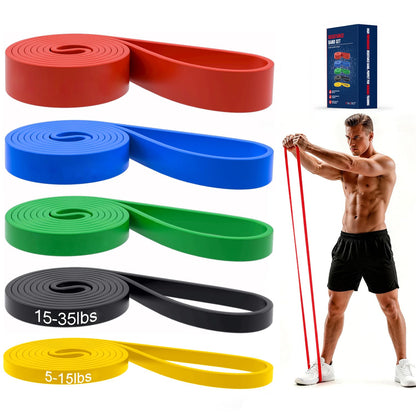 Pull Up Bands, Resistance Bands Set, Exercise Workout Bands for Men & Women, Ideal for Body Stretching, Physical Therapy and Muscle Training