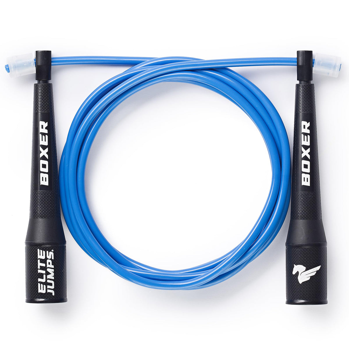 EliteSRS 10 Foot Outdoor Rated 5Mm Pvc, Boxer Jump Rope 3.0 with Smooth Action Polymer Handles and Ergonomic Slip-Resistant Dimpled Grips