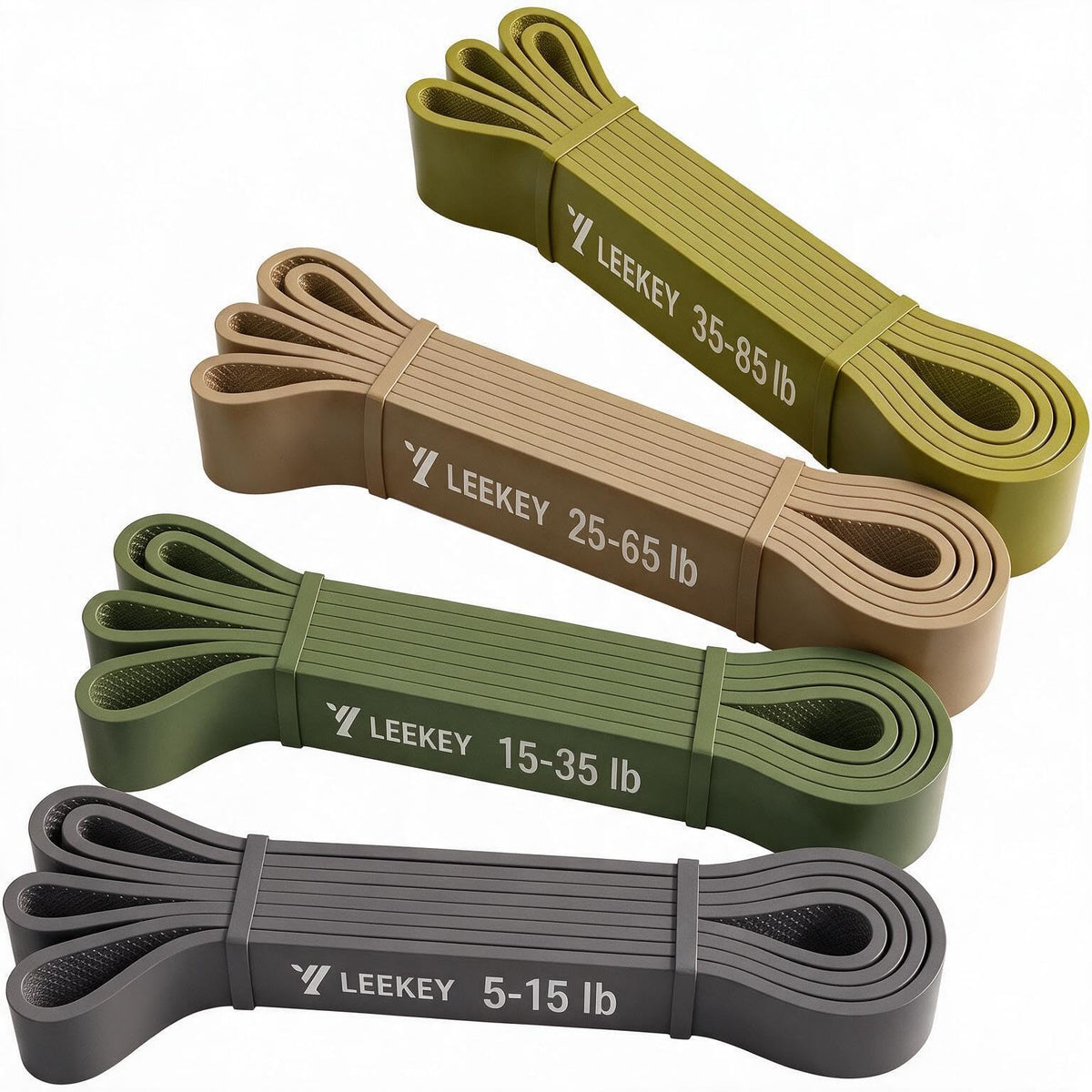 LEEKEY Resistance Bands Set for Pull Up Assistance & Exercise