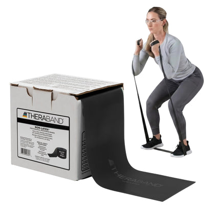 THERABAND Resistance Band, Gold, Max, 25-Yard Roll, Latex-Free, Elastic Band for Exercise, Physical Therapy, Yoga, Pilates, Stretching, Home Workouts, Color-Coded for Easy Resistance Levels