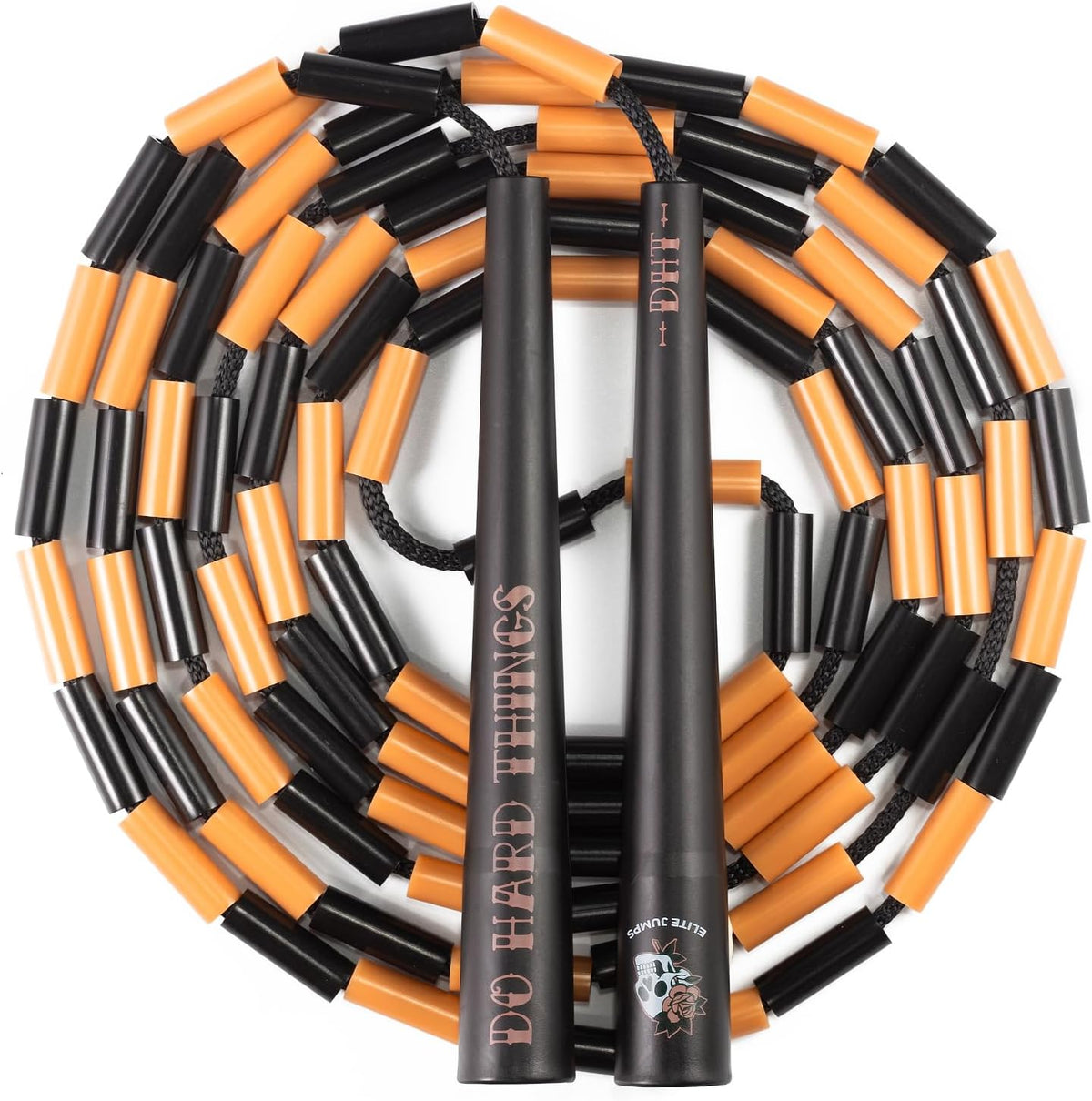 Elite Jumps Edge Beaded Adjustable Jump Rope, Do Hard Things