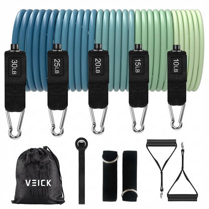 VEICK Resistance Bands with Handles, Exercise Tube Bands Set for Workouts