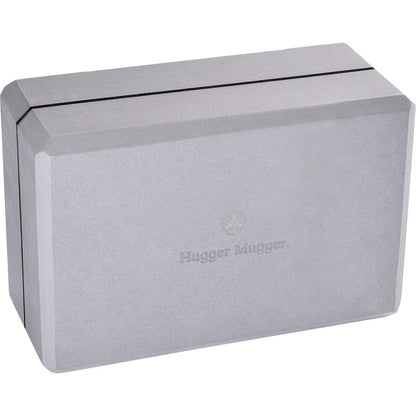 Hugger Mugger 4 in. Foam Yoga Block - Strong and Stable, Beveled Edges for Comfort, Most Favored Block Size, Helps with Alignment and Support in Many Poses