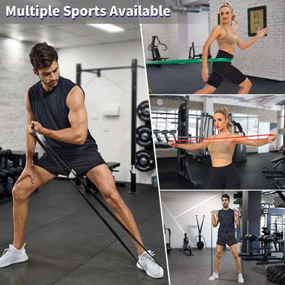 Pull Up Assistance Bands Set, Long Resistance Bands for Working Out